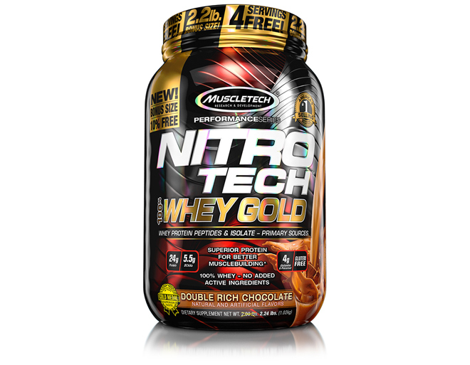 MuscleTech Nitro Tech 100% Whey Gold 2lbs