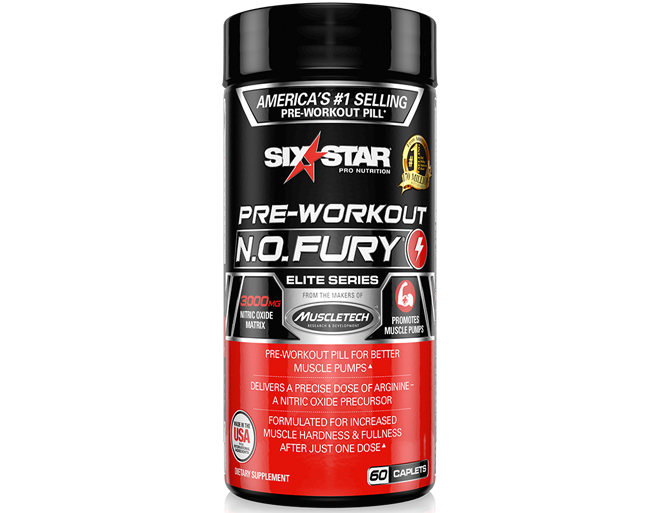 SixStar Pre-Workout N.O. FURY