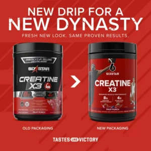 Creatine X3 INCREASE MUSCLE STRENGTH & POWER
