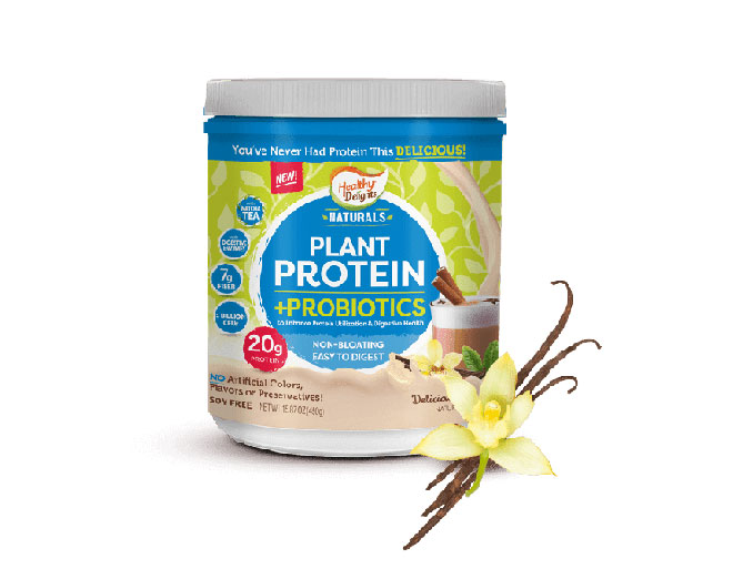 Vanilla Chai Plant Protein + Probiotics