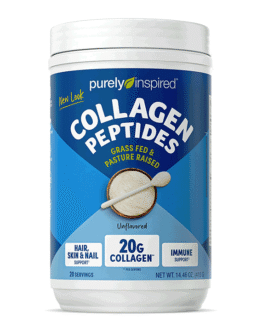 Purely Inspired Collagen Peptides Powder with Biotin, Unflavored, 1 lb, 20 Servings